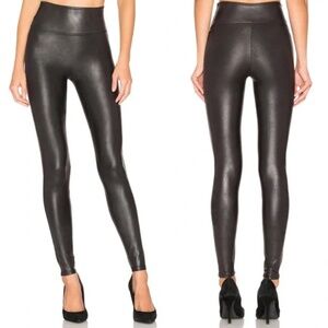 Spanx Faux Leather Leggings in Black